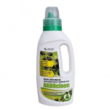 AGROclean žalias sodo muilas 500 ml.-KONCENTRATAS AGROclean žalias sodo muilas 500 ml.-KONCENTRATAS