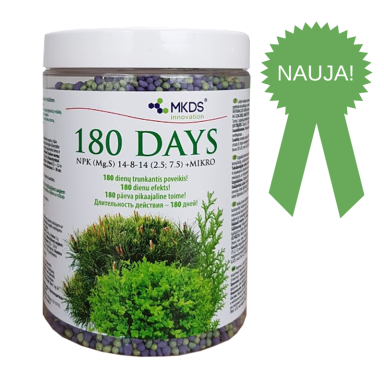 Ilgo veikimo trąšos 180 Days spygliuočiams 1 kg