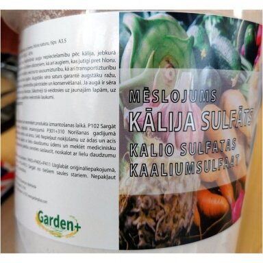 Kalio sulfatas 0,9 kg