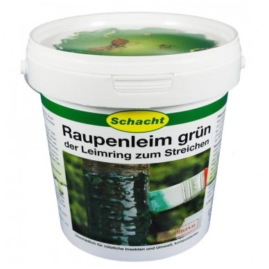 Klijai nuo vikšrų ir vabzdžių "Schacht" Raupenleim Grün, 1 kg