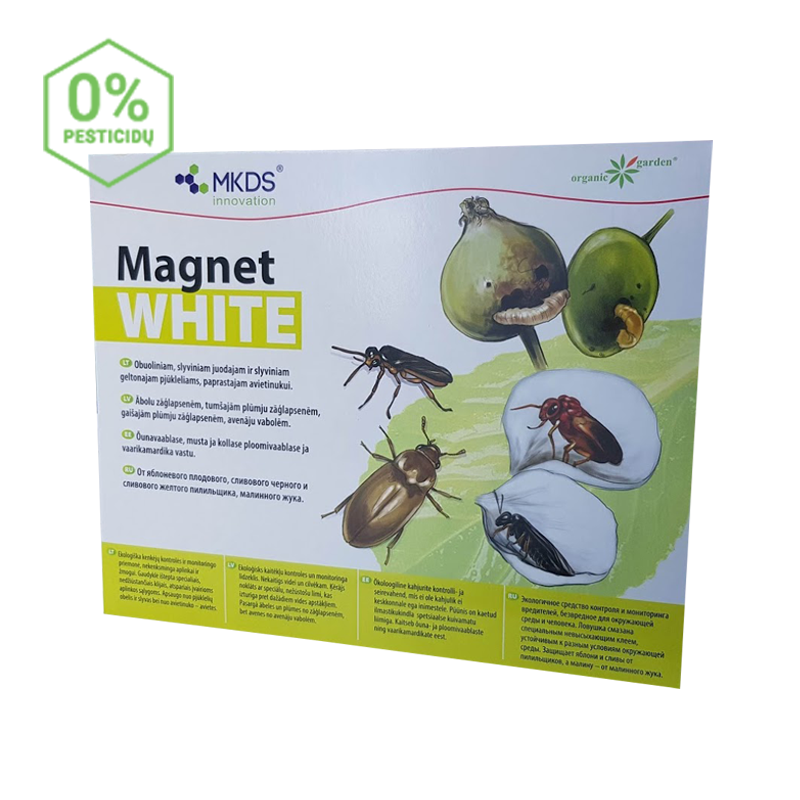 Magnet White-slyviniam pjūkleliams,avietinukui 20*25 Magnet White-slyviniam pjūkleliams,avietinukui 20*25