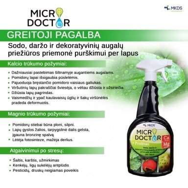 Priemonė Microdoctor Ca/Mg, purškiama su kalciu ir magniu, 1L