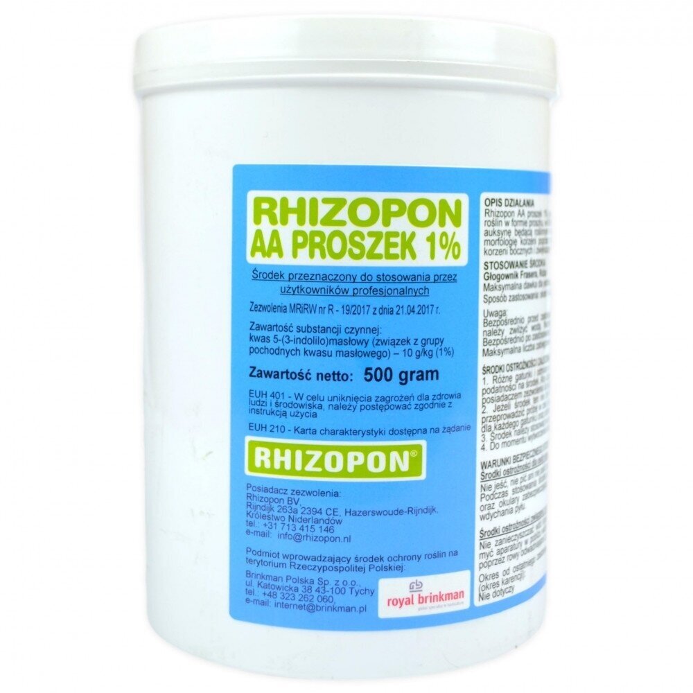 Priemonė įsišaknydinimui Rhizopon Aa 1% 100g Priemonė įsišaknydinimui Rhizopon Aa 1% 100g