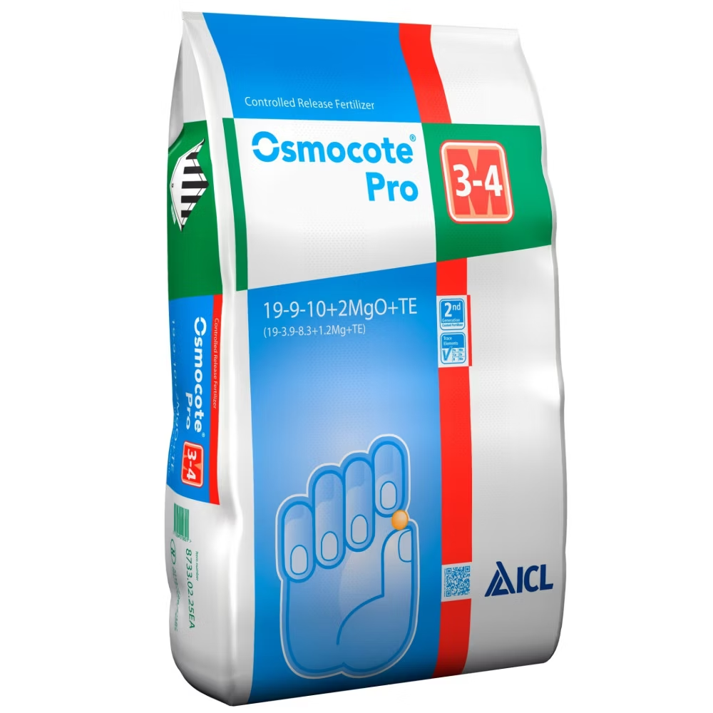 Trąšos Osmocote Pro 25 kg 3-4 m. 19+9+10 Trąšos Osmocote Pro 25 kg 3-4 m. 19+9+10