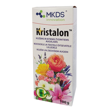 Trąšos Kristalon baltos rožėms ir žydintiems augalams 100 g