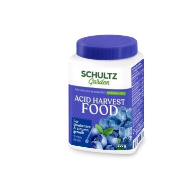 Trąšos SCHULTZ Acid Harvest Food (Beazotės trąšos šilauogėms) 350 g