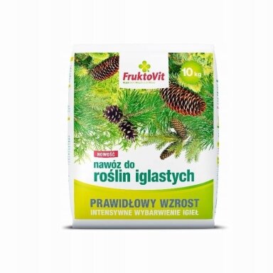 Trąšos spygliuočiams Fruktovit 10 kg
