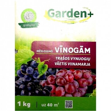 Trąšos vynuogėms Garden+ 1 kg Trąšos vynuogėms Garden+ 1 kg