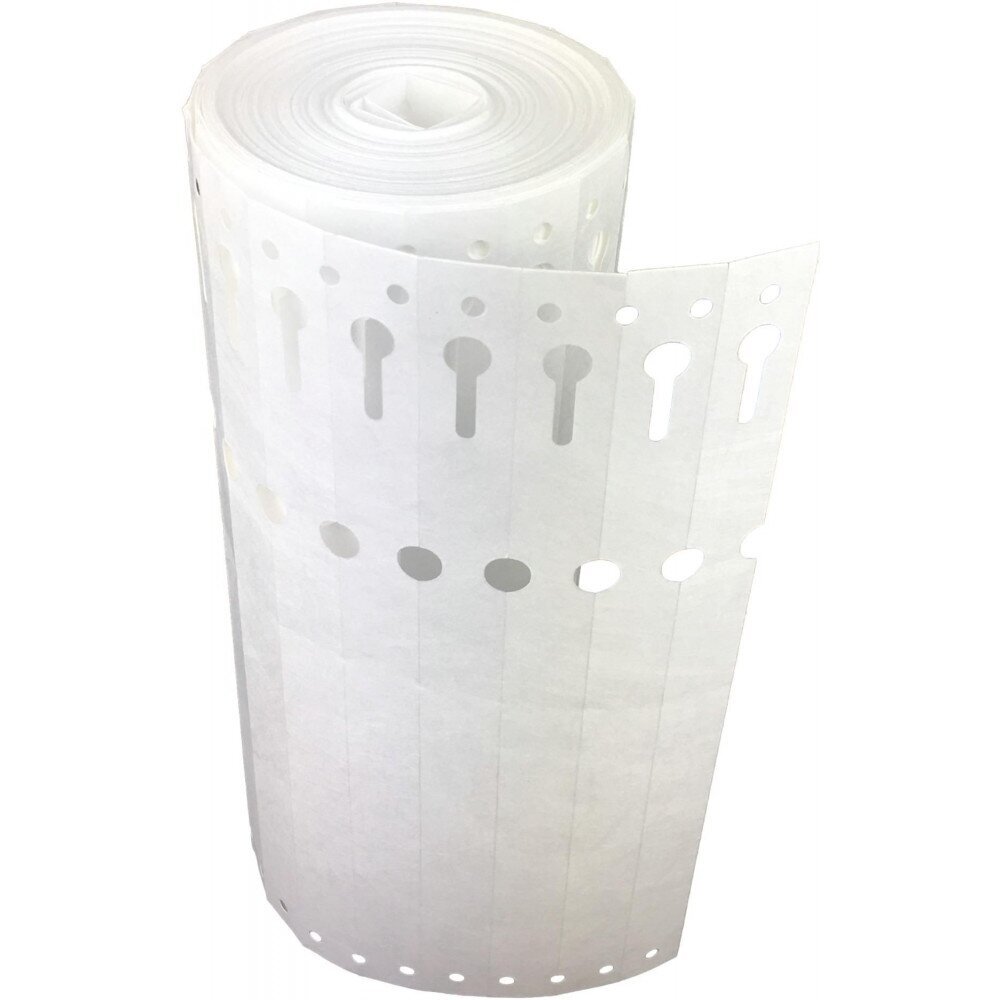 Marking strips 12,7x160mm in a roll 1000 pcs (white) Marking strips 12,7x160mm in a roll 1000 pcs (white)