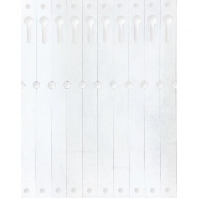 Sheets of marking strips 17x220mm 2500pcs (white)